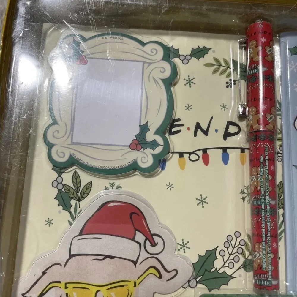 Friends TV Show Gift Set Journal Bookmarks Pen Sticker Christmas Turkey